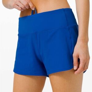 Lululemon Speed Up Short Cerulean Blue